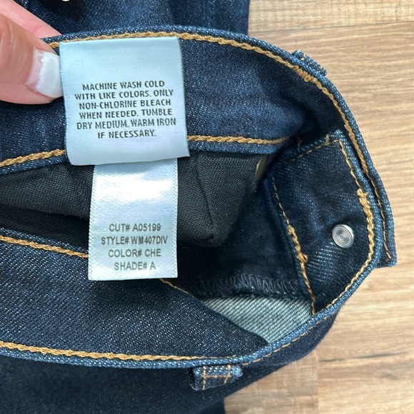 HUDSON WOMEN JEANS PANTS SKYNNY MID RISE NAVY Sz 29 - Picture 10 of 11